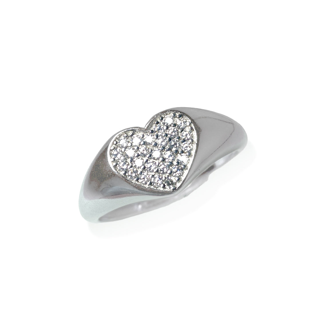 ANELLO CON ZIRCONI BIANCHI