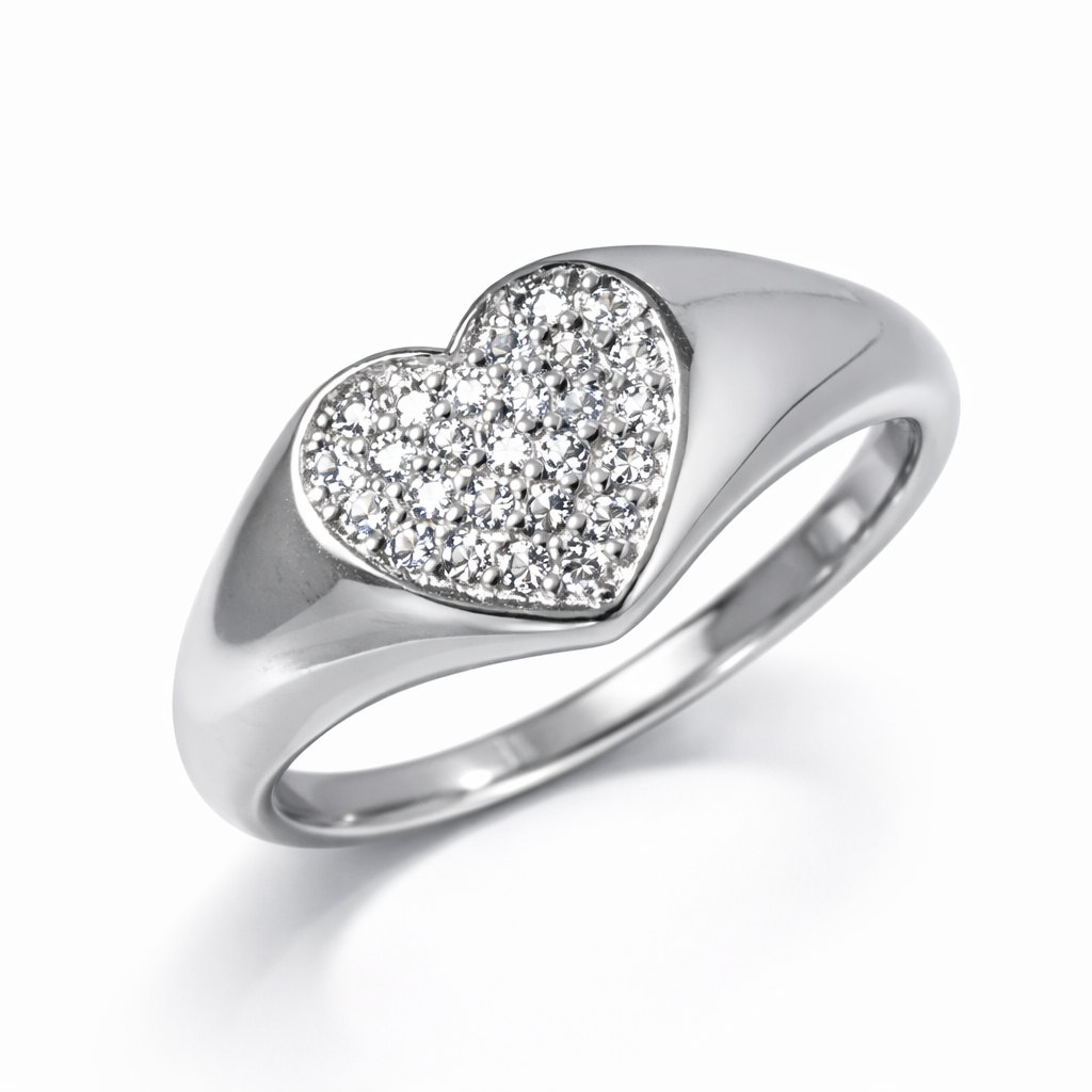 ANELLO CON ZIRCONI BIANCHI