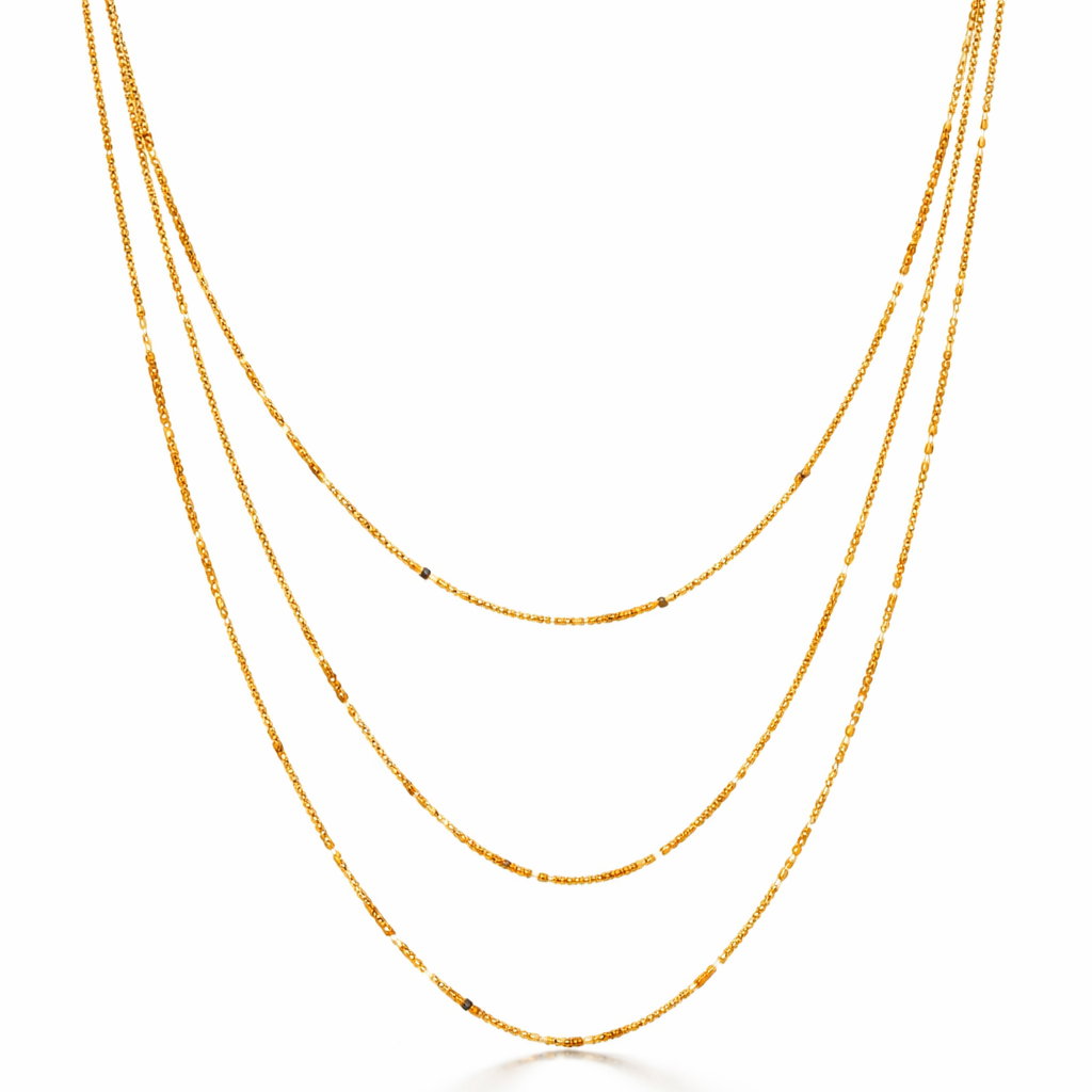 COLLANA CASCATA ORO