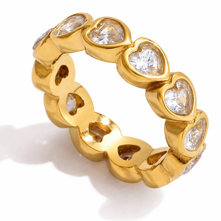 ANELLO CUORE INFINITO