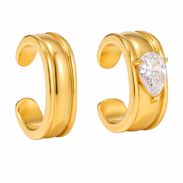 EARCUFF GOCCIA D'ORO