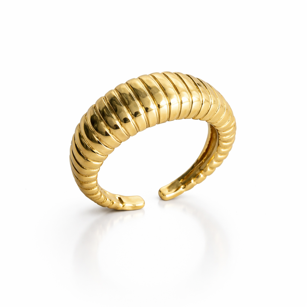ANELLO PLISSETTATO