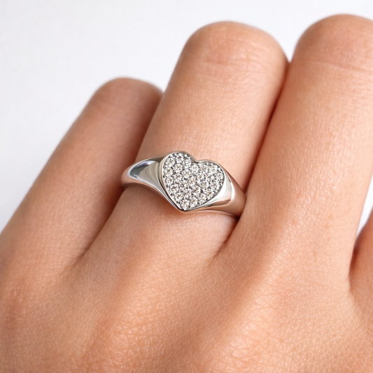 ANELLO CON ZIRCONI BIANCHI