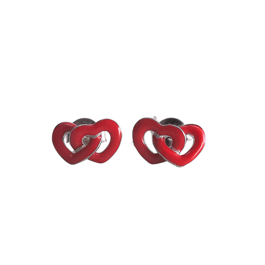 ORECCHINI CUORE INTRECCIO