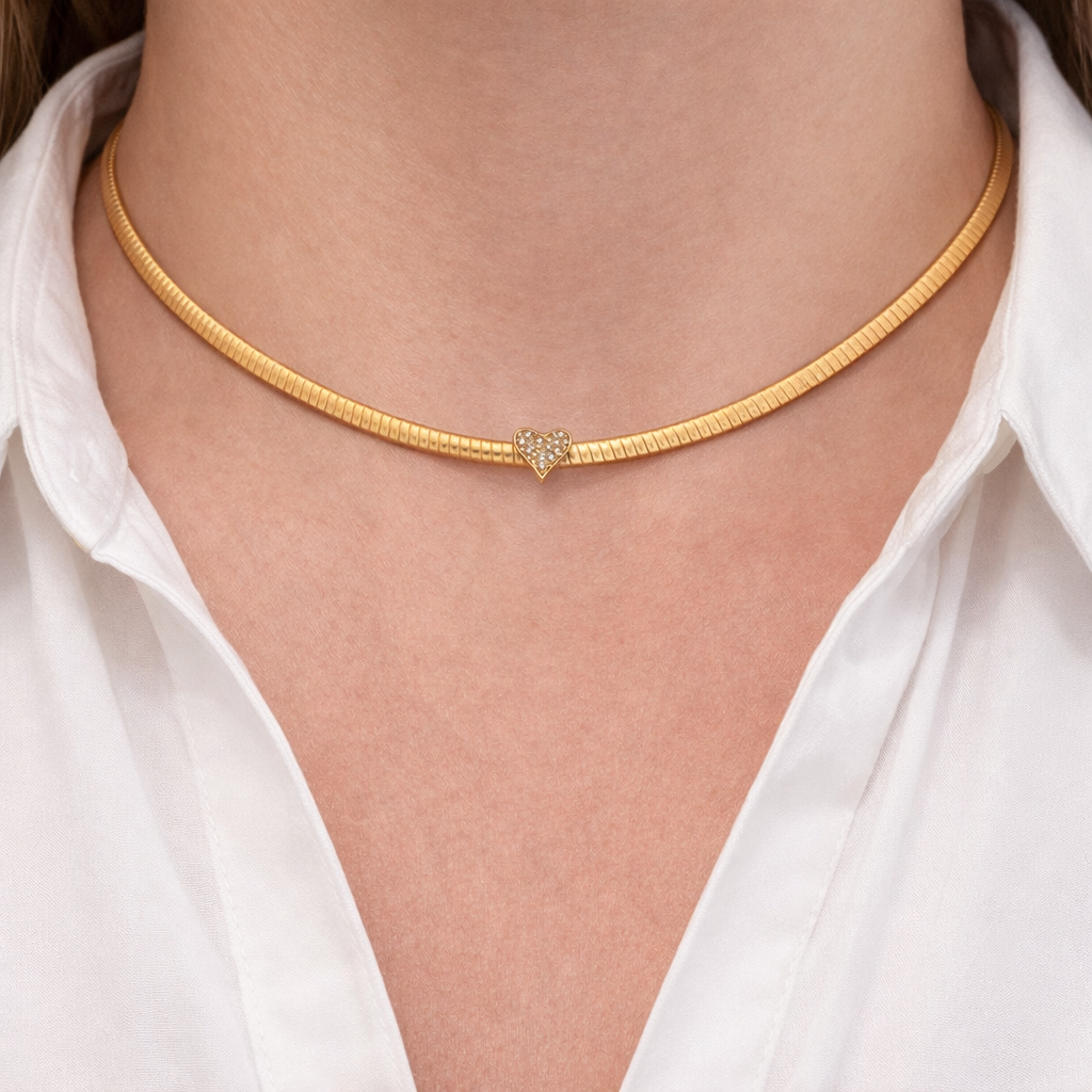 COLLANA SEMIRIGIDA ORO